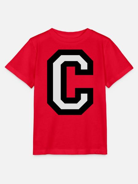 Buchstabe C - Stanley/Stella Kinder T-Shirt MINI CREATOR - Rot