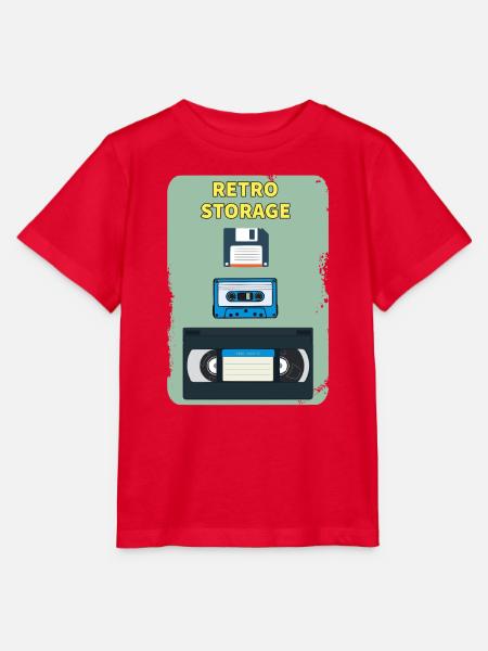 Retro-Lagerung - Stanley/Stella Kinder T-Shirt MINI CREATOR  - Rot