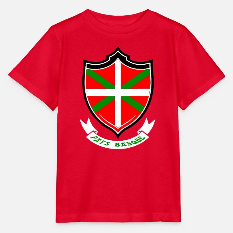 Pays basque - T-shirt bio MINI CREATOR Stanley/Stella Enfant - rouge