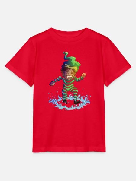 Bespritzen - Stanley/Stella Kinder T-Shirt MINI CREATOR - Rot