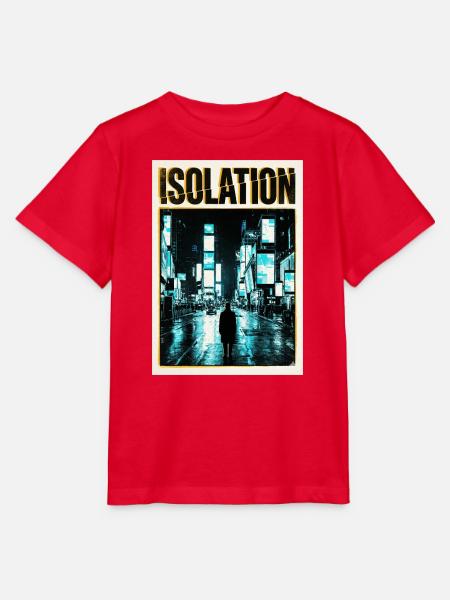 Isolationsnacht in der Neonstadt - Stanley/Stella Kinder T-Shirt MINI CREATOR  - Rot