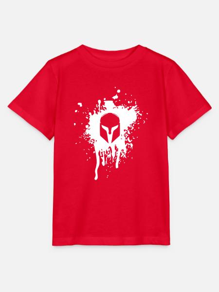 Spartan Helm - Stanley/Stella Kinder T-Shirt MINI CREATOR - Rot