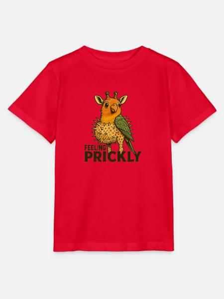 Vogel Giraffe Igel - Stanley/Stella Kinder T-Shirt MINI CREATOR  - Rot