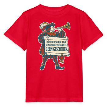 München 1158 Gern geschehen - Stanley/Stella Kinder T-Shirt MINI CREATOR  - Rot - Vorne - Jaiden (125cm)