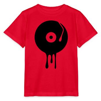 DJ Turntables Turntable record vinyl - Stanley/Stella MINI CREATOR Kids’ T-Shirt - red - Front - Jaiden (125cm)