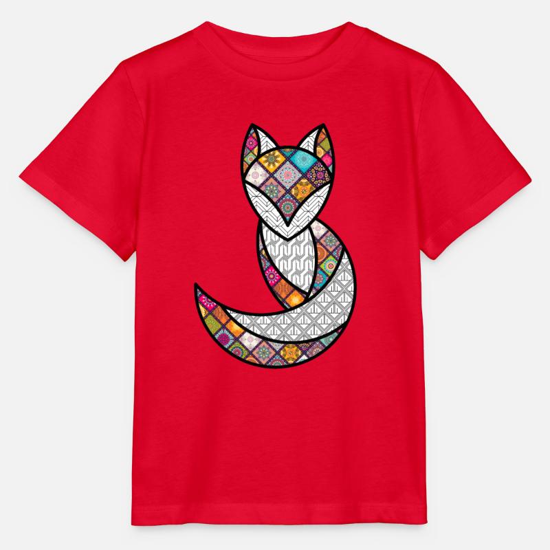 PSYCHEDELIC FOX / THE PSYCHEDELIC FOX - Stanley/Stella MINI CREATOR Kids’ T-Shirt - red