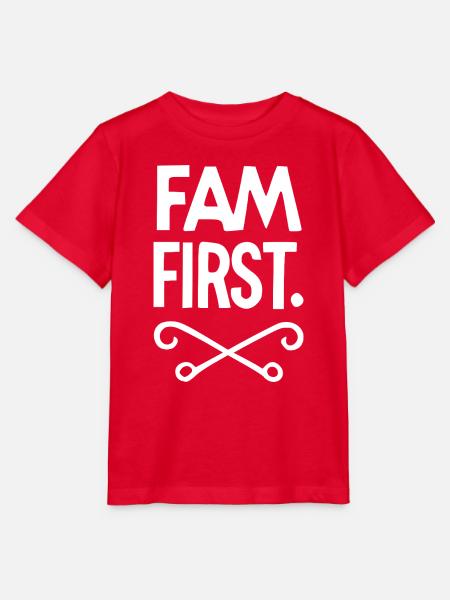 Fam zuerst - Stanley/Stella Kinder T-Shirt MINI CREATOR - Rot