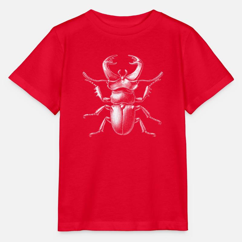 Hirschkäfer - Stanley/Stella Kinder T-Shirt MINI CREATOR  - Rot