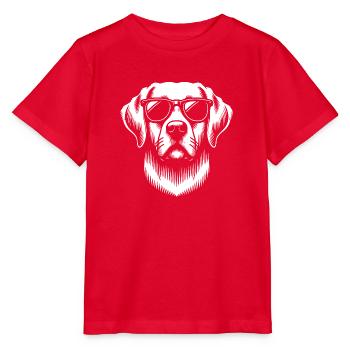 Labrador Retriever Loyauté Ami de la famille - T-shirt bio MINI CREATOR Stanley/Stella Enfant - rouge - Devant - Jaiden (125cm)