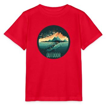 Outdoor - Stanley/Stella Kinder T-Shirt MINI CREATOR  - Rot - Vorne - Jaiden (125cm)
