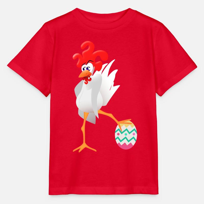 Gallo di Pasqua - Maglietta per bambini MINI CREATOR di Stanley/Stella - rosso
