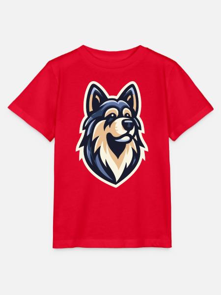 Nachtwolf-Jäger - Stanley/Stella Kinder T-Shirt MINI CREATOR  - Rot