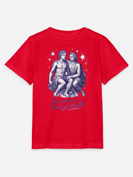 Zwillinge Sternzeichen - Astrologie - Stanley/Stella Kinder T-Shirt MINI CREATOR - Rot
