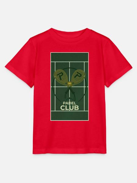 Padel Club Courtdesign - Stanley/Stella Kinder T-Shirt MINI CREATOR  - Rot