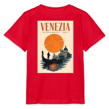Erleben Sie Venetien in Italien und romantische Kanäle - Stanley/Stella Kinder T-Shirt MINI CREATOR  - Rot - Vorne - Jaiden (125cm)