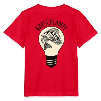 Barschlampe Angeln Barsch Lustiges Wortspiel - Stanley/Stella Kinder T-Shirt MINI CREATOR  - Rot - Vorne - Jaiden (125cm)