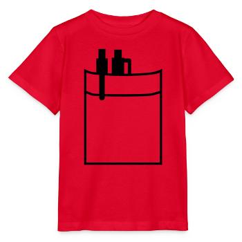tasche_stifte__f1 - Stanley/Stella Kinder T-Shirt MINI CREATOR  - Rot - Vorne - Jaiden (125cm)