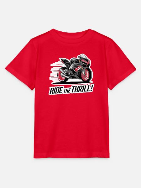 ERLEBEN SIE DEN NERVENKITZEL - Stanley/Stella Kinder T-Shirt MINI CREATOR - Rot