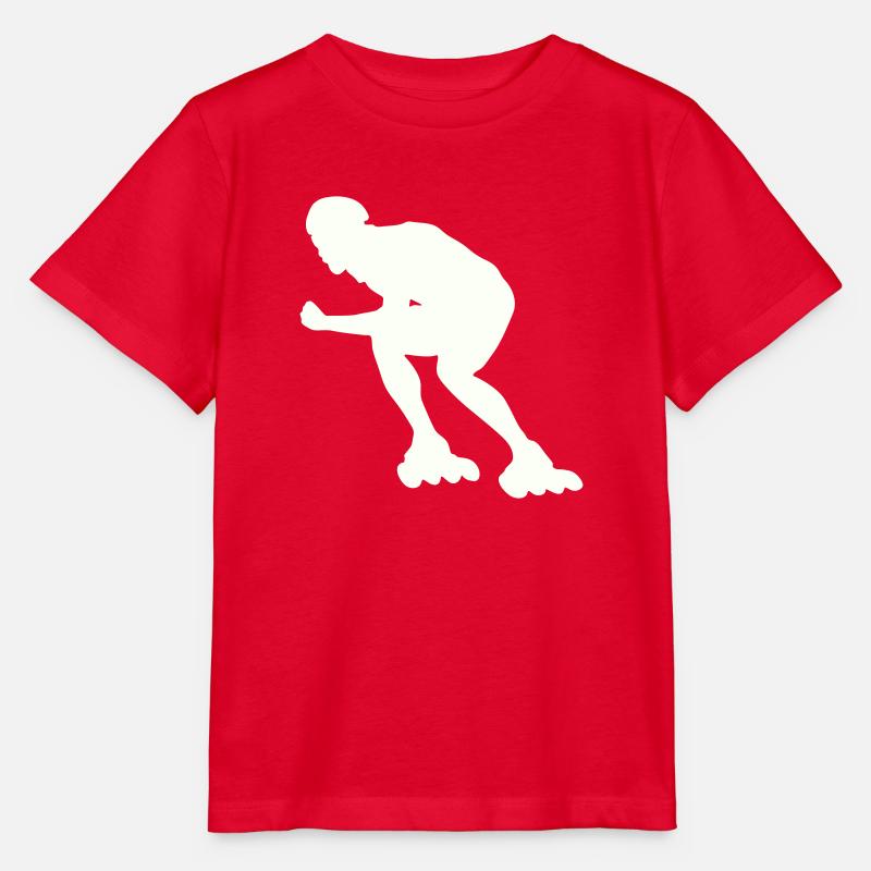 Roller - T-shirt bio MINI CREATOR Stanley/Stella Enfant - rouge