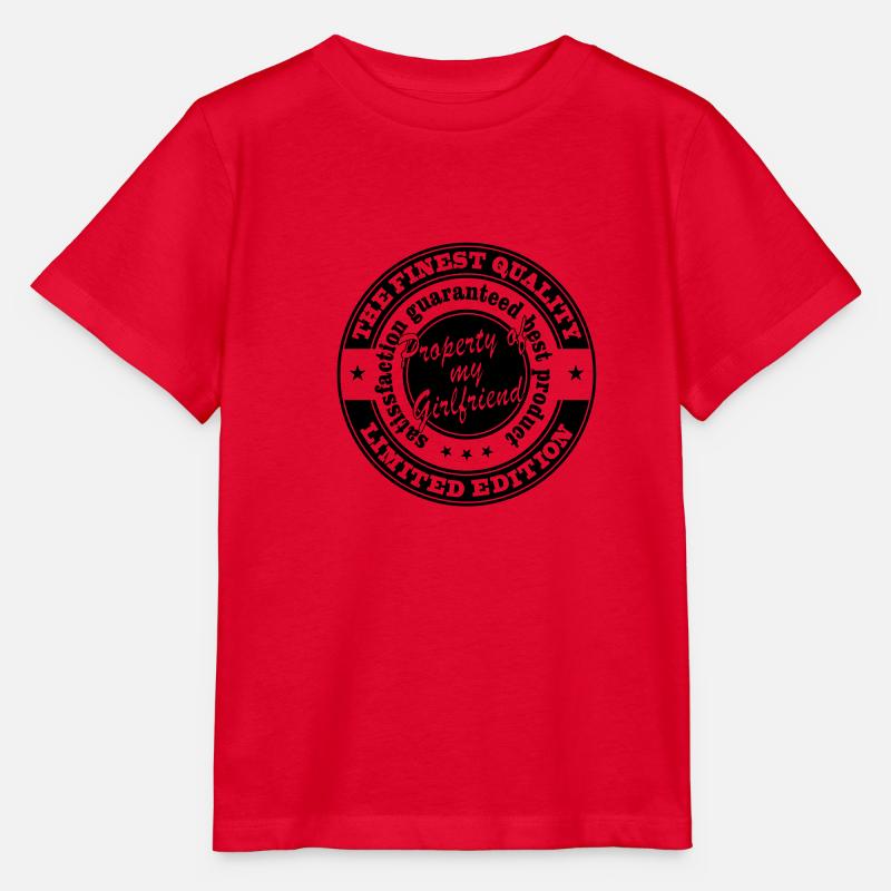 propriete de ma copine - T-shirt bio MINI CREATOR Stanley/Stella Enfant - rouge