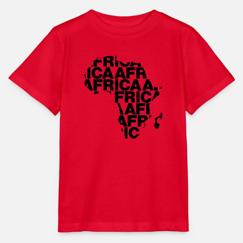 Afrique - T-shirt bio MINI CREATOR Stanley/Stella Enfant - rouge