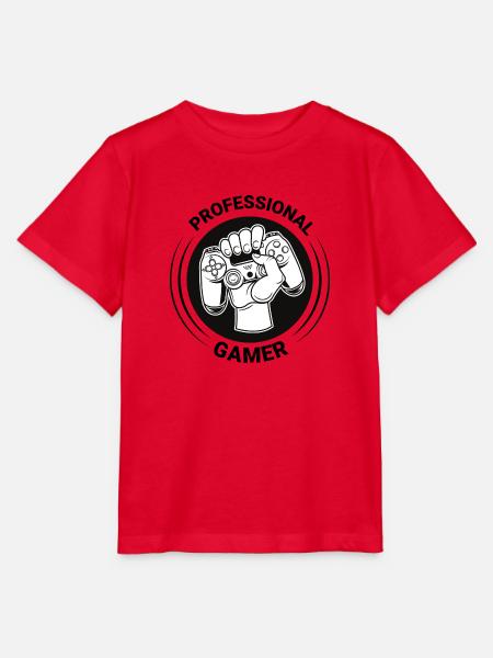 Pro Gamer - Stanley/Stella Kinder T-Shirt MINI CREATOR  - Rot