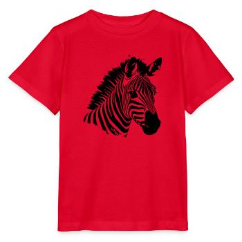 Zèbre - T-shirt bio MINI CREATOR Stanley/Stella Enfant - rouge - Devant - Jaiden (125cm)