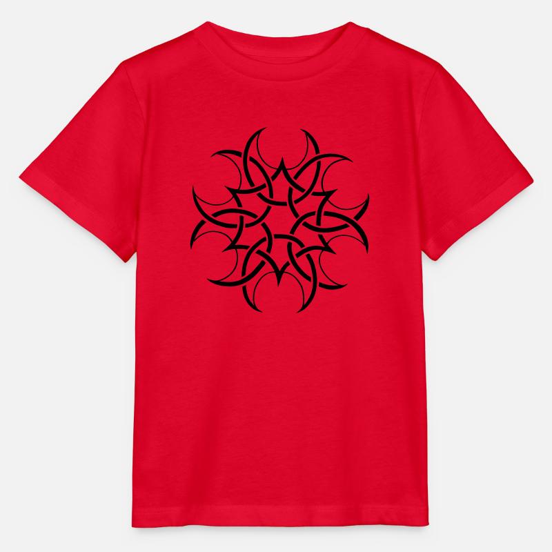 cropcircle - T-shirt bio MINI CREATOR Stanley/Stella Enfant - rouge