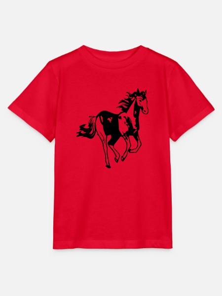 horse - Stanley/Stella Kinder T-Shirt MINI CREATOR  - Rot