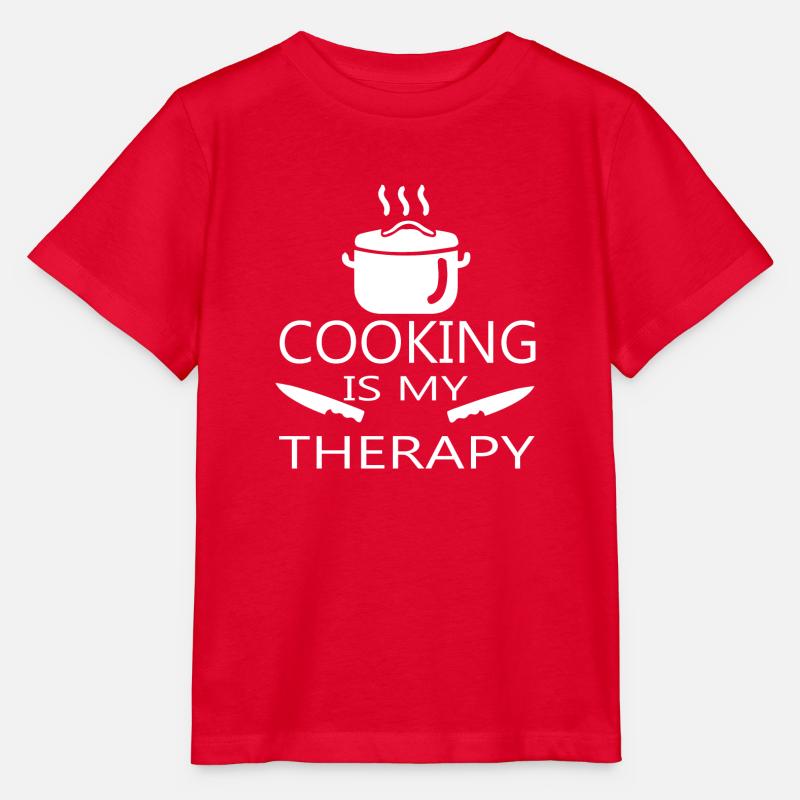 Cuisiner cuisiner Kitchen de la nourriture - T-shirt bio MINI CREATOR Stanley/Stella Enfant - rouge
