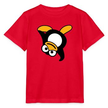 Pingouin Breakdance Danse Poirier Fête DJ Musique - T-shirt bio MINI CREATOR Stanley/Stella Enfant - rouge - Devant - Jaiden (125cm)
