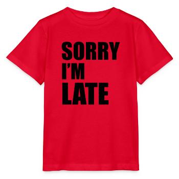 Sorry - Stanley/Stella Kinder T-Shirt MINI CREATOR  - Rot - Vorne - Jaiden (125cm)