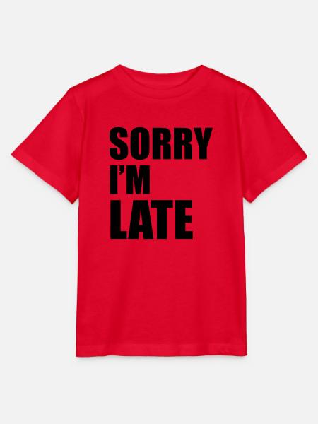Sorry - Stanley/Stella Kinder T-Shirt MINI CREATOR - Rot