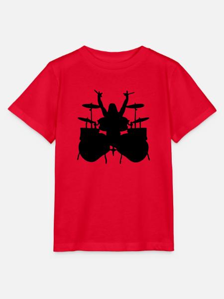 drummer - Stanley/Stella Kinder T-Shirt MINI CREATOR  - Rot