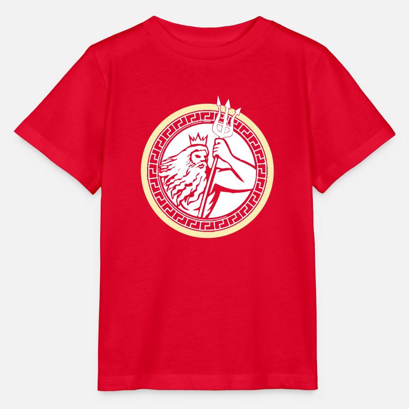 Poséidon Triton - T-shirt bio MINI CREATOR Stanley/Stella Enfant - rouge