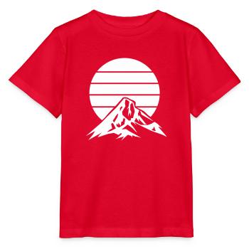 berge gebirge - Stanley/Stella Kinder T-Shirt MINI CREATOR  - Rot - Vorne - Jaiden (125cm)
