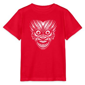 Mask - Stanley/Stella MINI CREATOR Kids’ T-Shirt - red - Front - Jaiden (125cm)