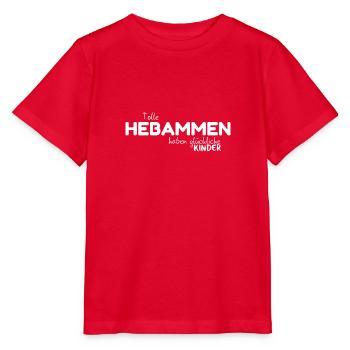 Hebamme - Stanley/Stella Kinder T-Shirt MINI CREATOR  - Rot - Vorne - Jaiden (125cm)