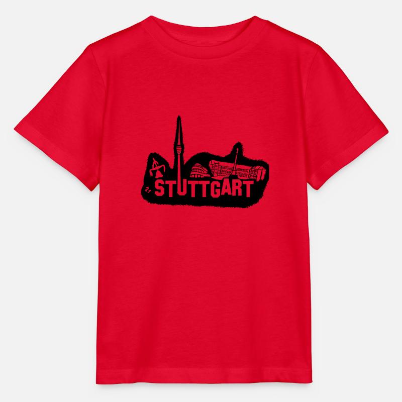 STUTTGART - Stanley/Stella Kinder T-Shirt MINI CREATOR  - Rot
