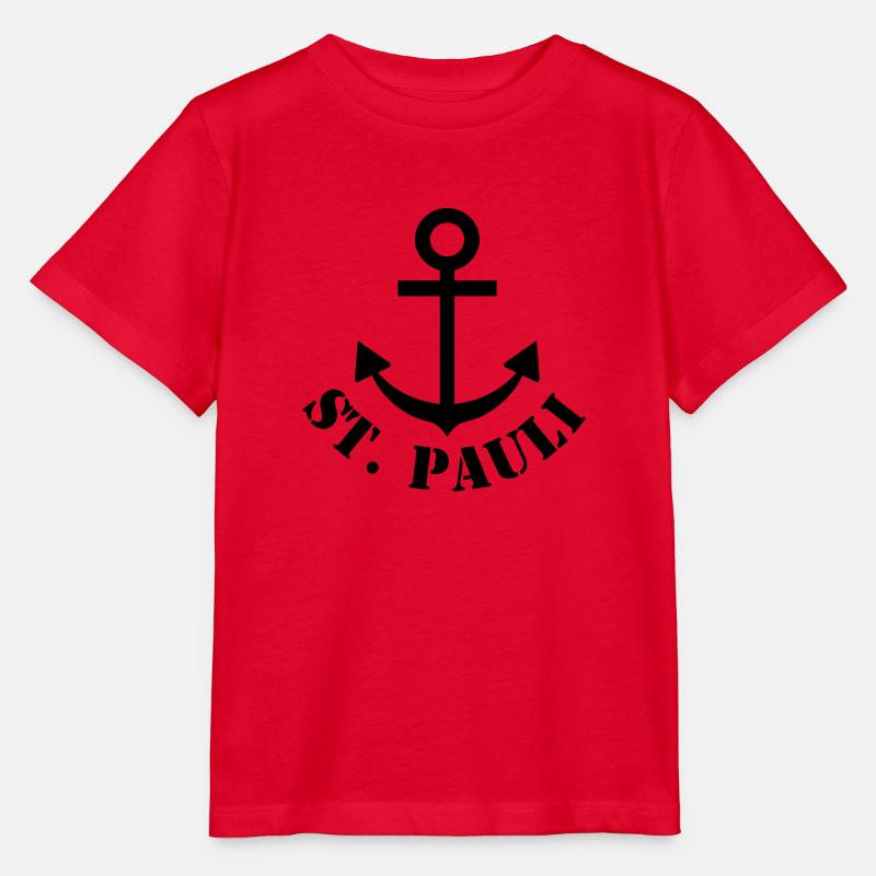 st. pauli - Stanley/Stella Kinder T-Shirt MINI CREATOR  - Rot