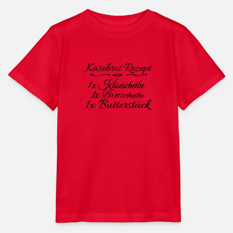 Käsebrot Rezept - Stanley/Stella Kinder T-Shirt MINI CREATOR  - Rot