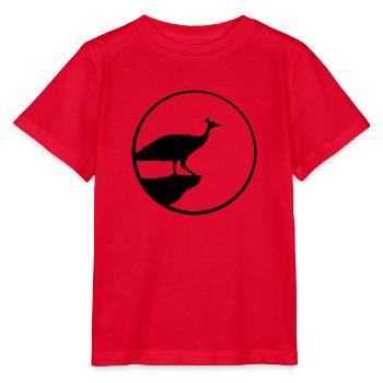 klippe mond rund kreis nacht abend sonne vogel sil - Stanley/Stella Kinder T-Shirt MINI CREATOR  - Rot - Vorne - Jaiden (125cm)