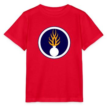 insigne gendarmerie - T-shirt bio MINI CREATOR Stanley/Stella Enfant - rouge - Devant - Jaiden (125cm)