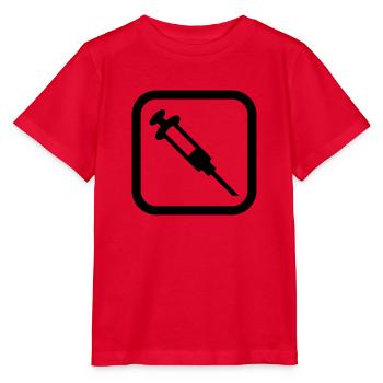 Syringe logo - Stanley/Stella MINI CREATOR Kids’ T-Shirt - red - Front - Jaiden (125cm)