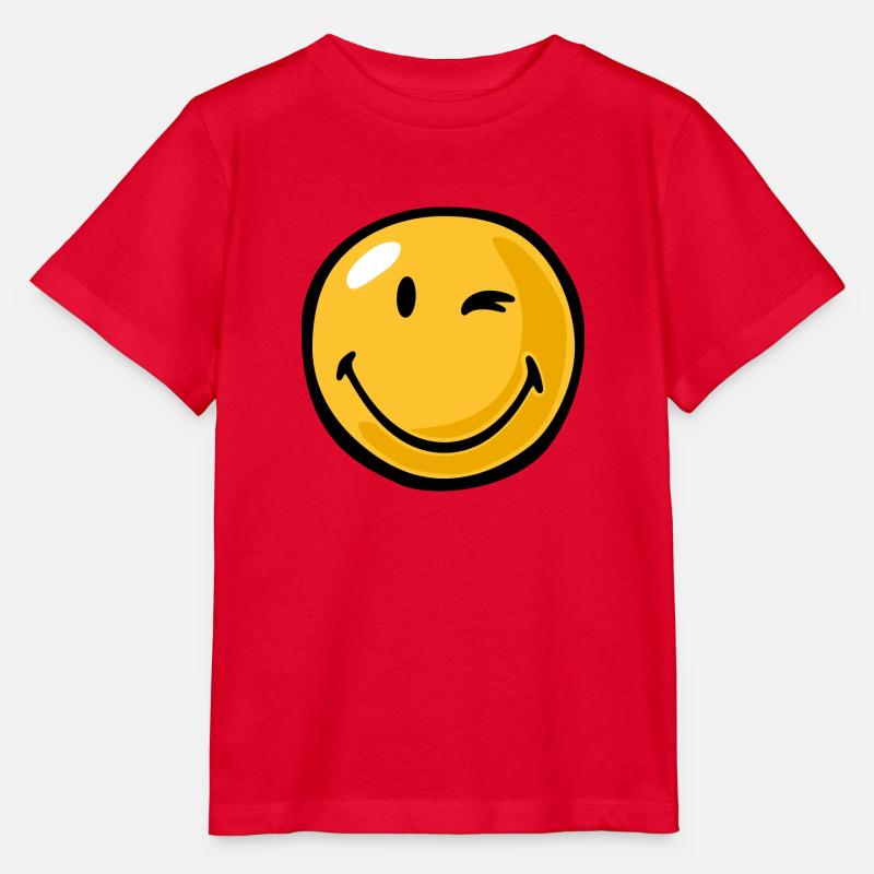 Smiley friendly - Stanley/Stella Kinder T-Shirt MINI CREATOR  - Rot