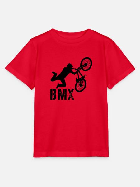 BMX Stunt - Stanley/Stella Kinder T-Shirt MINI CREATOR - Rot