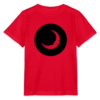 Night Sickle Moon Face - Stanley/Stella MINI CREATOR Kids’ T-Shirt - red - Front - Jaiden (125cm)