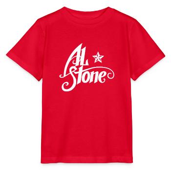 Al Stone Logo White - Stanley/Stella Kinder T-Shirt MINI CREATOR  - Rot - Vorne - Jaiden (125cm)