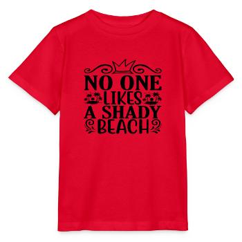 Personne n’aime une plage ombragée - T-shirt bio MINI CREATOR Stanley/Stella Enfant - rouge - Devant - Jaiden (125cm)