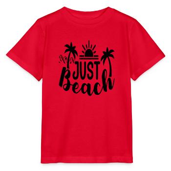 Just Beach - Stanley/Stella MINI CREATOR Kids’ T-Shirt - red - Front - Jaiden (125cm)